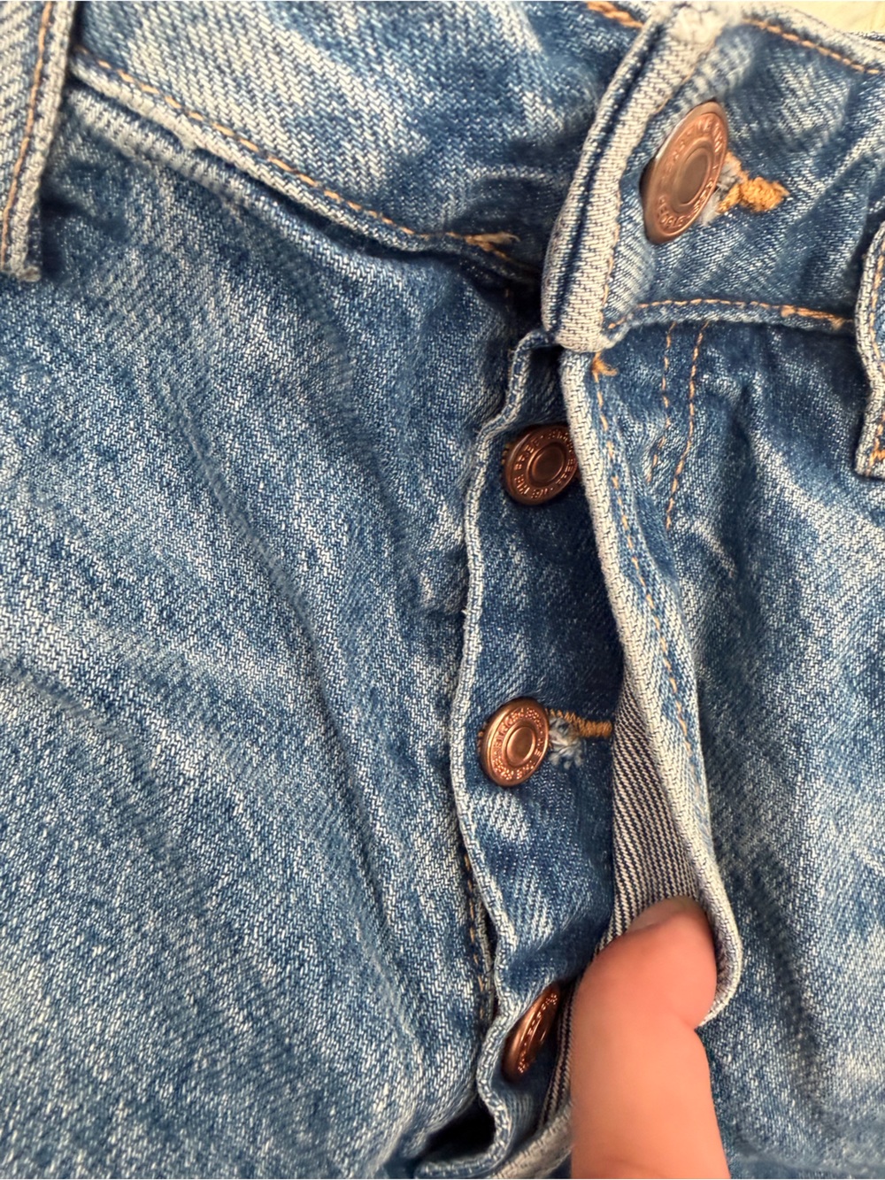 We The Free Good Time Relaxed Denim Distressed Cut Off Shorts - Picture 6 of 8
